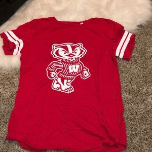 League Uw Madison Bucky Badger Shirt